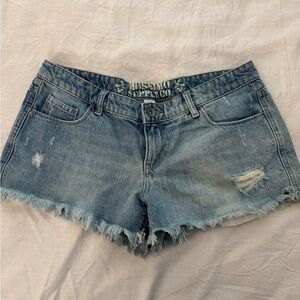 Women's Blue Denim Shorts